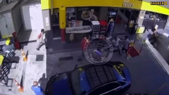 Beşiktaşlı futbolcu Emrecan Uzunhan'ın yaralandığı skandal olayın görüntüleri ortaya çıktı