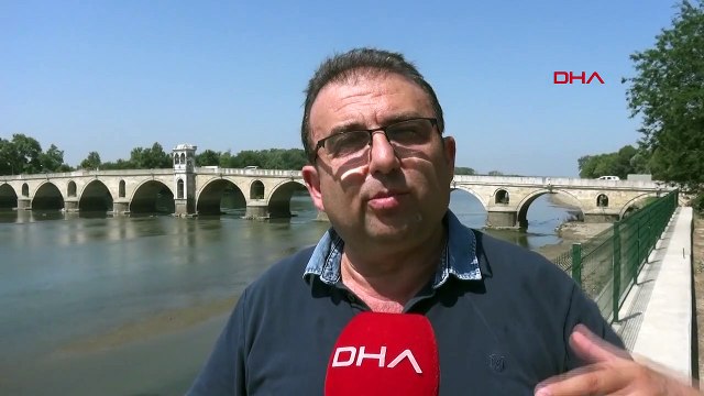 MERİÇ NEHRİ, SON 5 YILIN EN DÜŞÜK SEVİYESİNDE AKIYOR
