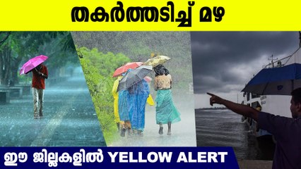 Download Video: ശക്തമായ മഴ തുടരും: ആറ് ജില്ലകളില്‍ യെല്ലോ അലർട്ട്;