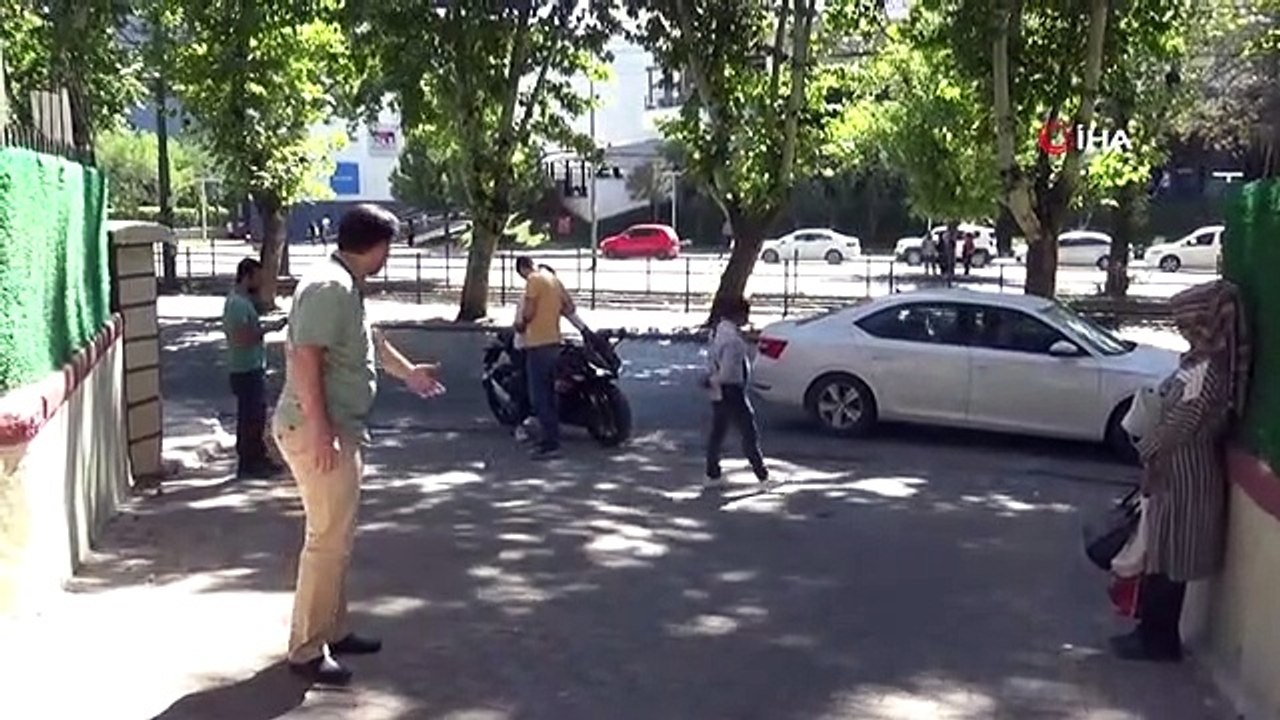 KPSS'ye geç kalan öğrenci, motosikletli esnafın yardımıyla 30 saniye kala sınava yetişti