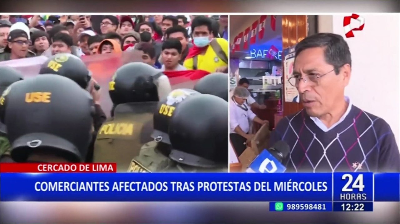 Toma de Lima: comerciantes temen más pérdidas económicas por nuevas protestas