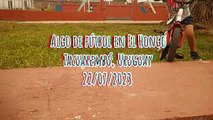 Algo de fútbol en el Hongo, Centro de Barrio N°3, Tacuarembó, Uruguay (22/07/2023)