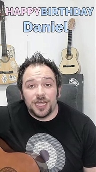 Happy Birthday, Daniel! Geburtstagsgrüße an Daniel