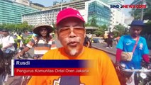 Komunitas Ontel Jakarta Warnai CFD di Bundaran HI Jakarta