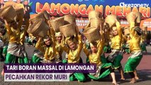 Libatkan 1569 Penari, Tari Boran Massal di Lamongan Pecahkan Rekor MURI