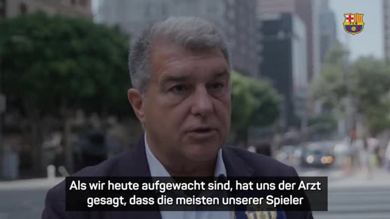 Barça-präsident: "die meisten spieler sind krank"