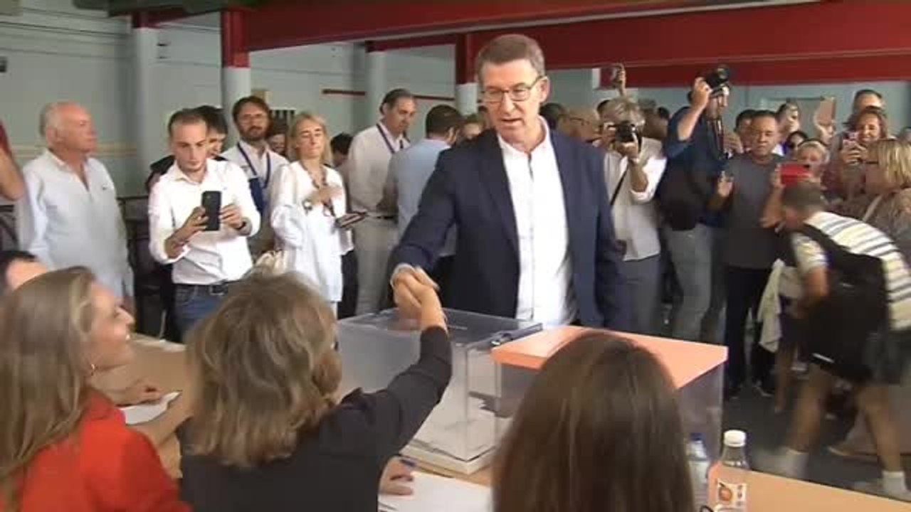 Núñez Feijóo: "Espero que España de una lección a pesar de las condiciones climatológicas y todas las adversidades"