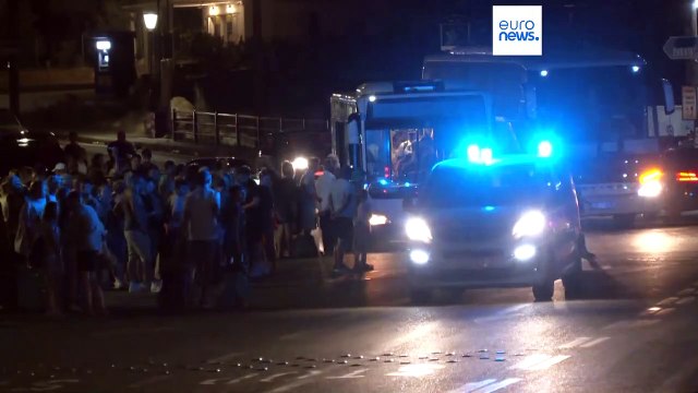 Rhodes and Corfu wildfires: Greece continues to evacuate 1000s of tourists