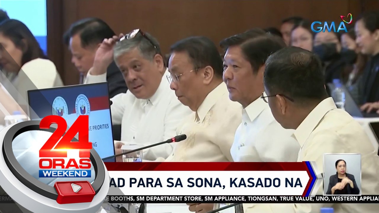 Batasan Complex, naka-lockdown na; SONA ni PBBM, nasa 45 minuto lang — House Speaker Romualdez | 24 Oras Weekend