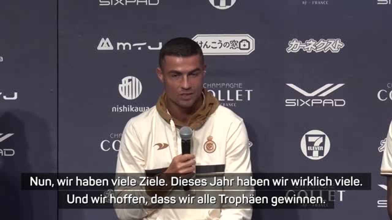 Ronaldo: 'Haben viele Ziele dieses Jahr'