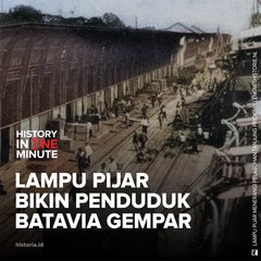 Lampu Pijar Bikin Penduduk Batavia Gempar
