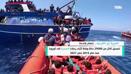 Descargar video: تسجيل أكثر من 29000 حالة وفاة أثناء رحلات الهجرة إلى أوروبا.. الهجرة غير الشرعية