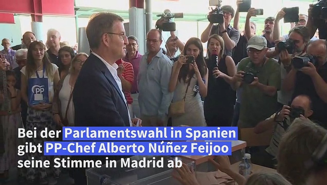 Spanien: Rechte Kandidaten geben ihre Stimme ab
