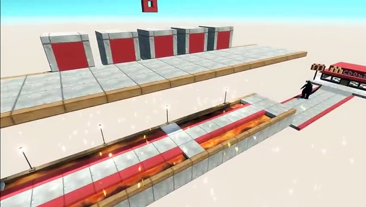 8 Levels of Danger   Running and Jumping through the Danger Zone - Animal Revolt Battle Simulator