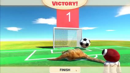 Funny Penalty Kick in Football   Red vs All Units  - Animal Revolt Battle Simulator