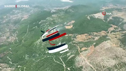 Milas'ta orman yangını kontrol altına alındı!