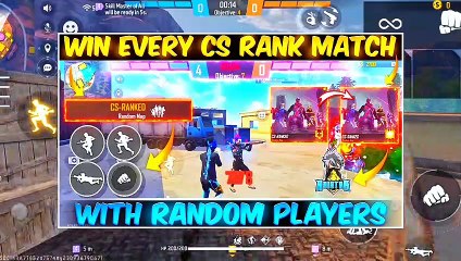 Top 5 Cs Rank Tips And Tricks|FF Cs Rank Tips And Tricks With Random Players|Bot Sanju