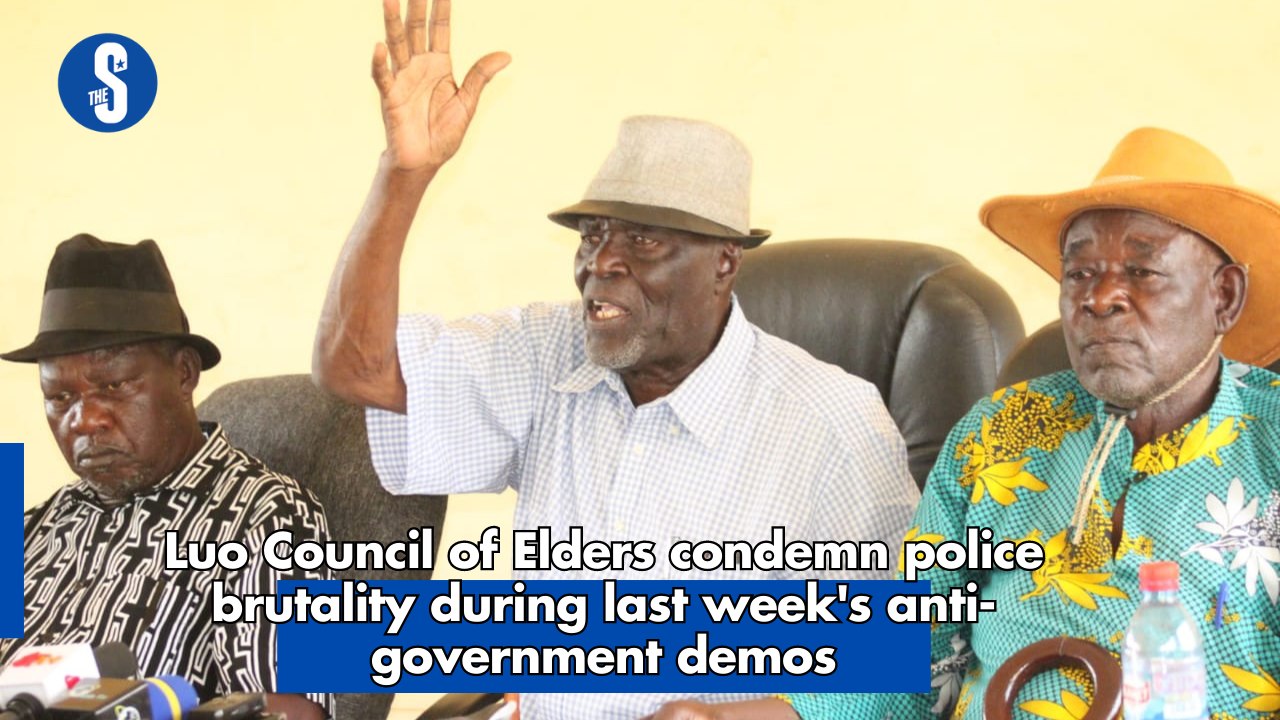Luo Council of Elders condemn police brutality during last week's anti-government demos