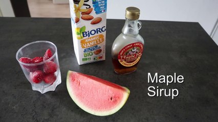 Watermelon and Strawberries Smoothie