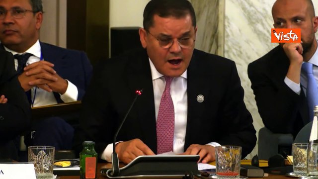 Dbeibah (Presidente Libia) ricorda madre e figlia morte nel deserto alla Conferenza su Migrazioni