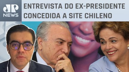 Download Video: Michel Temer denomina impeachment de Dilma em 2016 como “golpe de sorte”; Vilela comenta