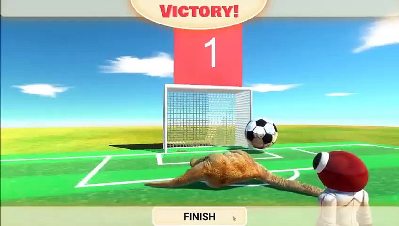 Funny Penalty Kick in Football   Red vs All Units  - Animal Revolt Battle Simulator