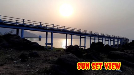 Sun set view of Massanjore Dam