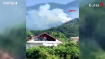 Bursa’da Uludağ eteklerinde orman yangını