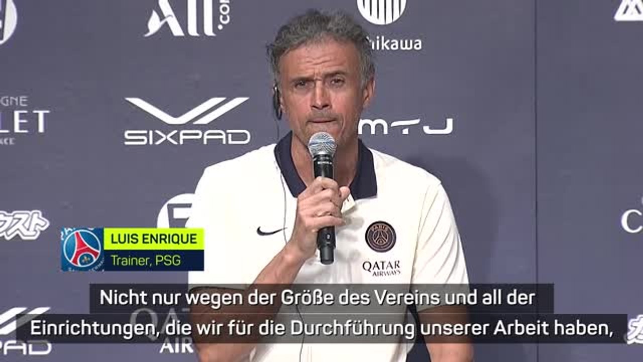 Enrique: 'Der Kader wird noch verstärkt werden'