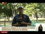 Miranda | Minec planta 100 samanes para la preservación del Parque Francisco de Miranda
