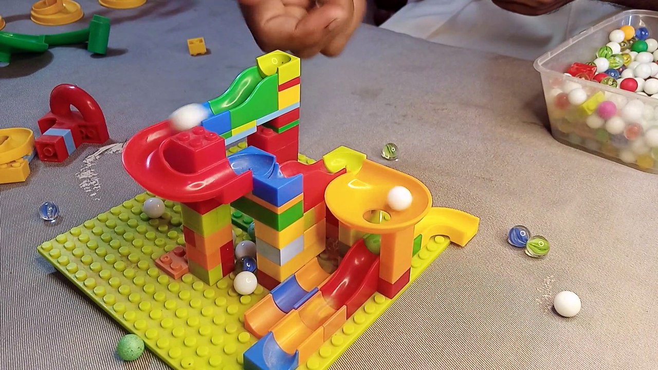EP08Marble Run how to marble run game and building marbleasmr