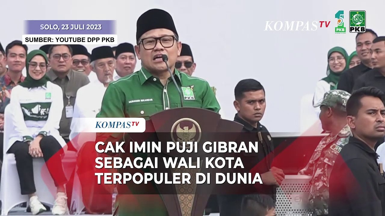 Cak Imin Puji Gibran Lebih Populer dari Jokowi Saat Jadi Wali Kota