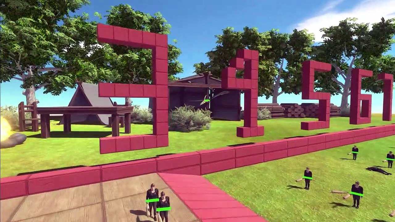 [ Angry Joe Challenge ] Humans VS Reptiles - Animal Revolt Battle Simulator