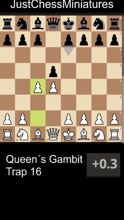 Queen´s Gambit. Trap 16