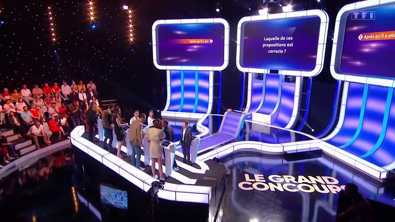 Arthur et Mareva Galanter se sont échangé beaucoup de blagues sur le plateau du Grand Concours.