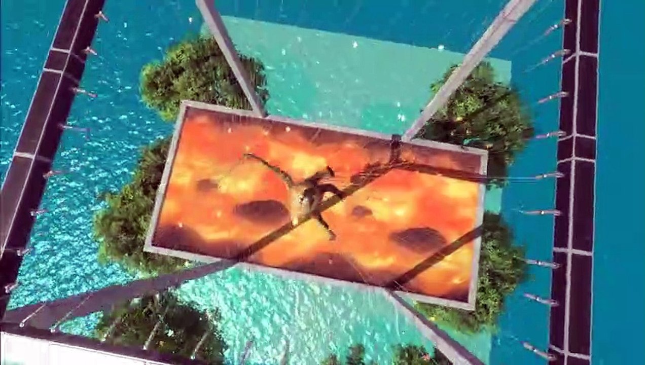 Balancing Bridge   Don't Fall into Lava Trap - Animal Revolt Battle Simulator