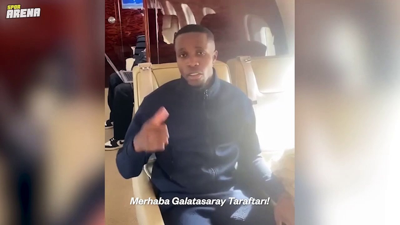 Galatasaray'ın yeni transferi Wilfried Zaha'dan taraftara mesaj