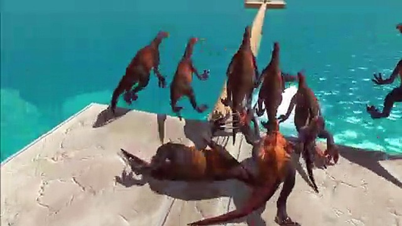 Deadly Small Bridge   Who Can Not Fall - Animal Revolt Battle Simulator