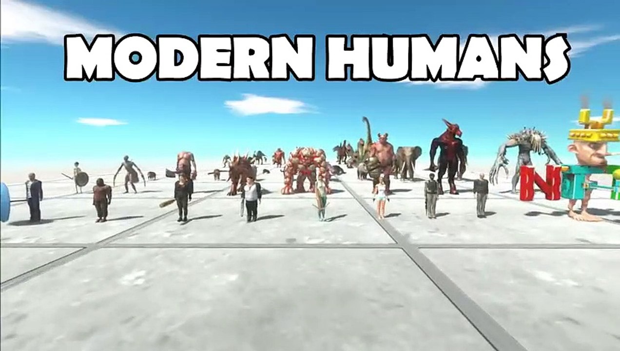 Stairs in The Sky Challenge - Animal Revolt Battle Simulator