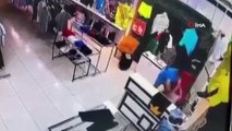 Il a battu la jeune fille à mort comme ça dans le magasin de Mersin - La personne qui a battu la jeune fille a été arrêtée
