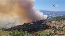 Kahramanmaraş'ta bir kabus daha: Orman yangını evlere sıçradı