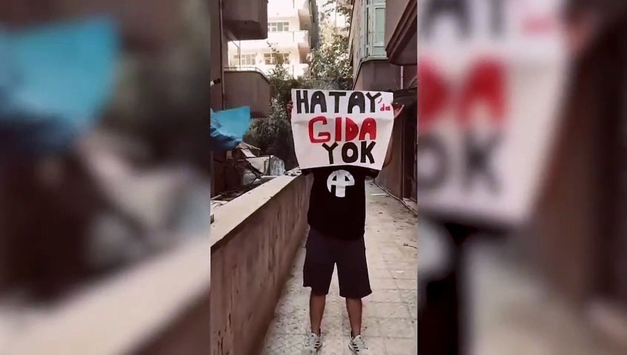 Hataylı depremzedeler seslendi: 'Hatay'da su yok, gıda yok; asbest var, yangın var'