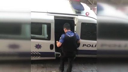 Bahçelievler'de alkollü şahıs korku dolu anlar yaşattı