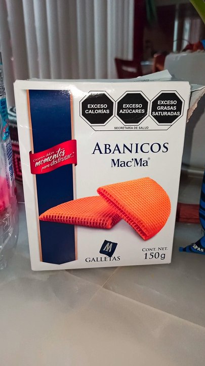 galletas mac ma abanicos tipo barquillo pero mas sabroso ideal para comer con bebidas calientes como cafe o chocolate