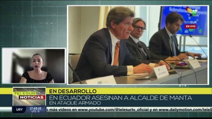 En Ecuador asesinan al alcalde de Manta