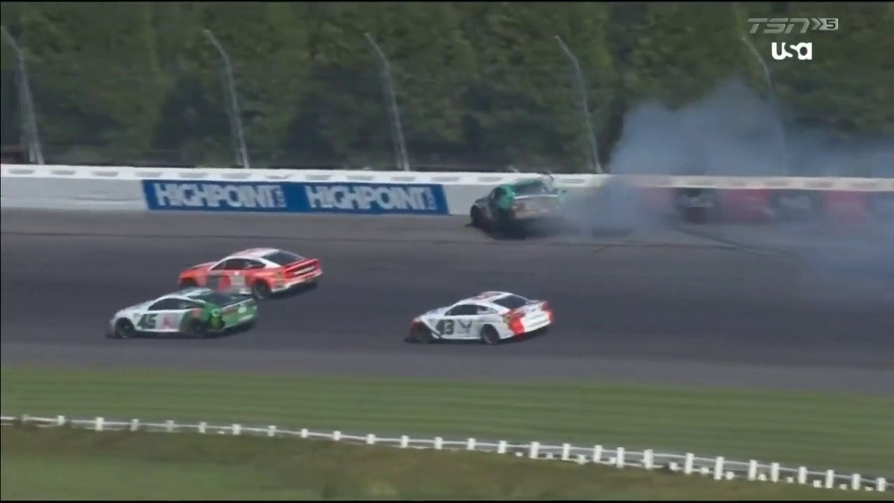 NASCAR Cup Series 2023 Pocono Race Dillon Huge Crash
