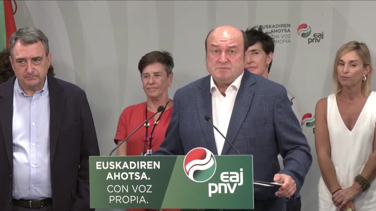 Ortuzar (PNV): "Nuestros votos parece que volverán a ser decisivos"
