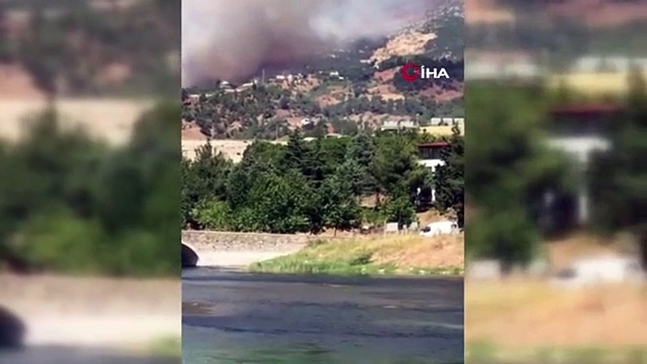 Feu de forêt à Kahramanmaraş
