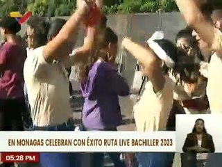 Bachilleres disfrutaron la Ruta Live 2023 en el estado Monagas