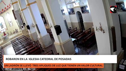 Robaron en la  Iglesia Catedral de Posadas